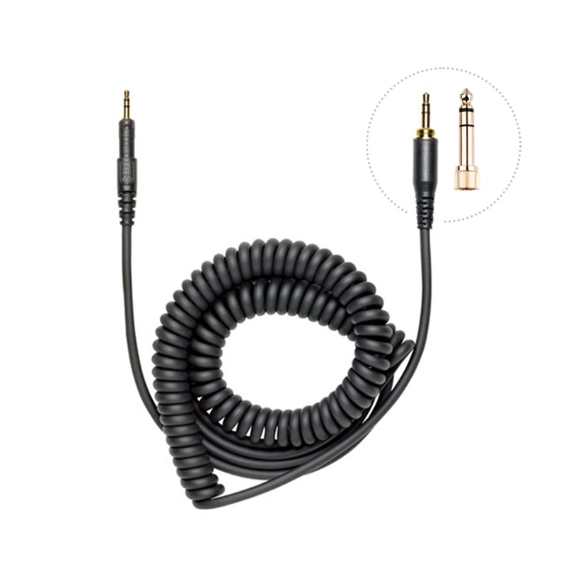 Coiled Audio Cable Replacement - Audio Technica Headphone Ath-M50X 评论和价格