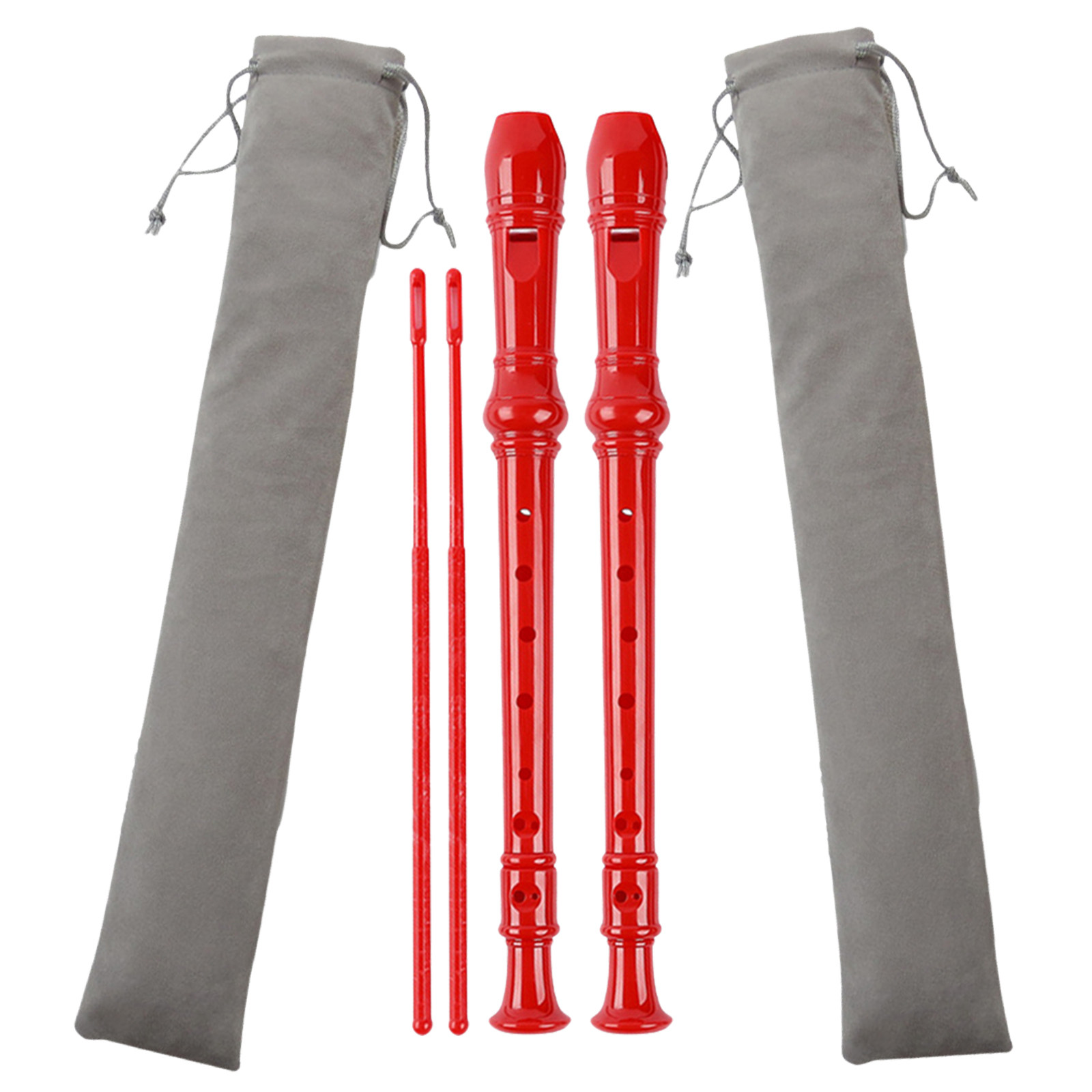 2Sets Recorder Instrument for  - Soprano Recorder Plastic 评论和价格