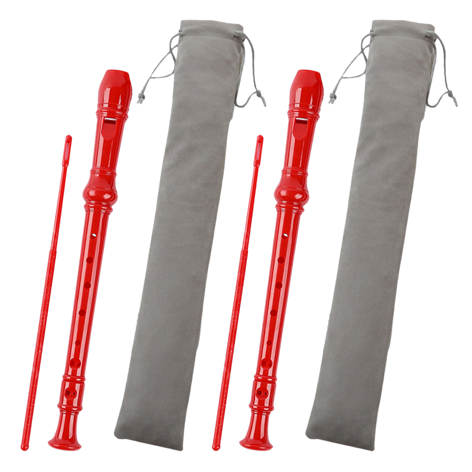 2Sets Recorder Instrument for  - Soprano Recorder Plastic 评论和价格