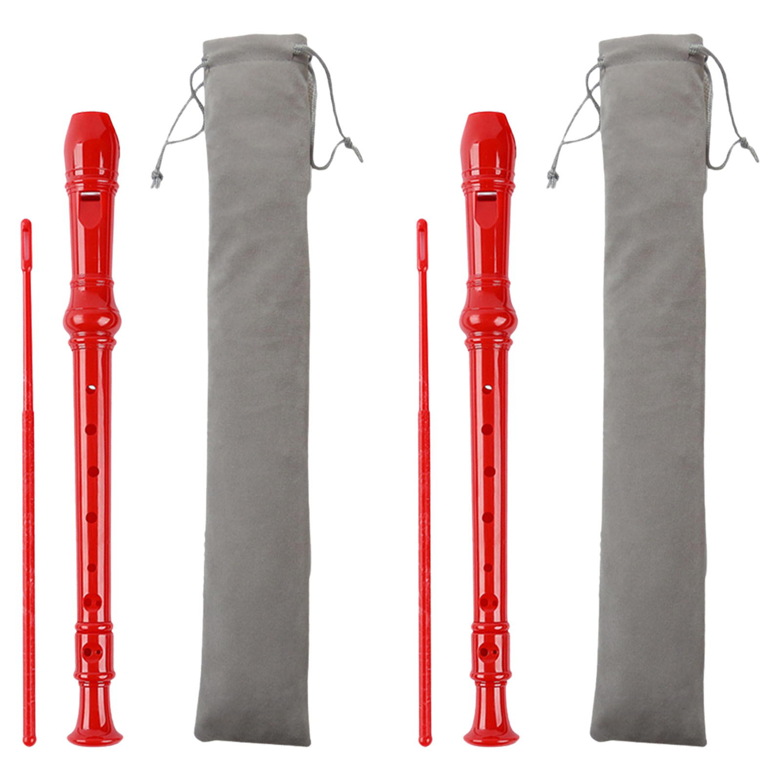 2Sets Recorder Instrument for  - Soprano Recorder Plastic 评论和价格
