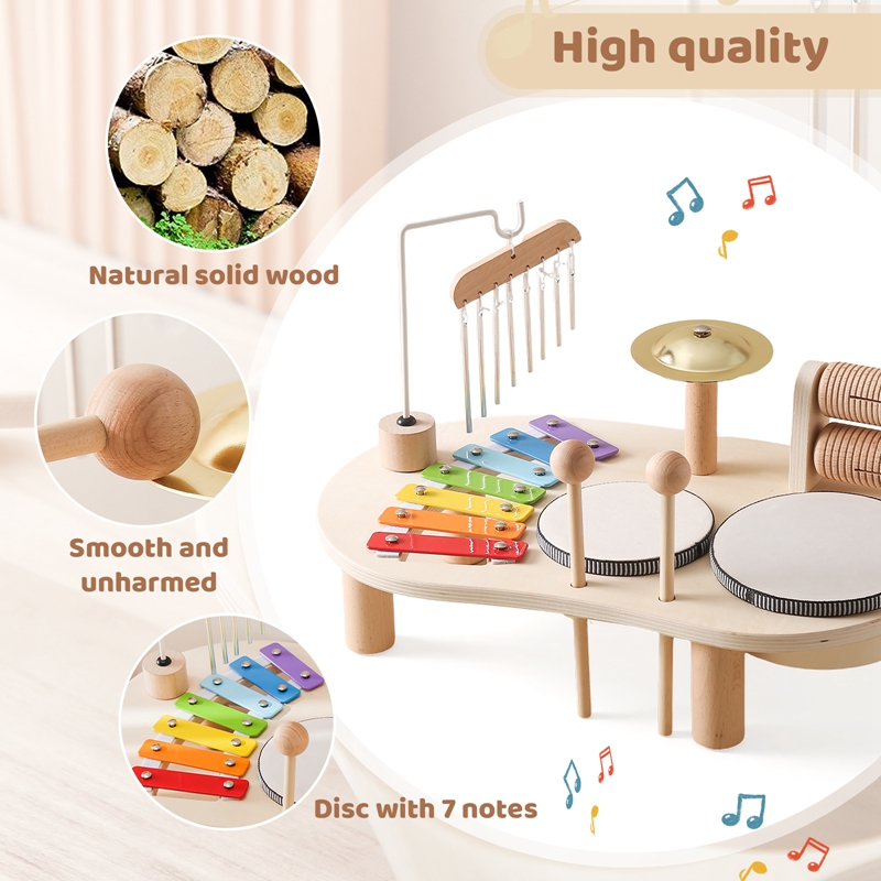 Baby Educational Toys Wooden A - Musical Instrument Harmonium 评论和价格